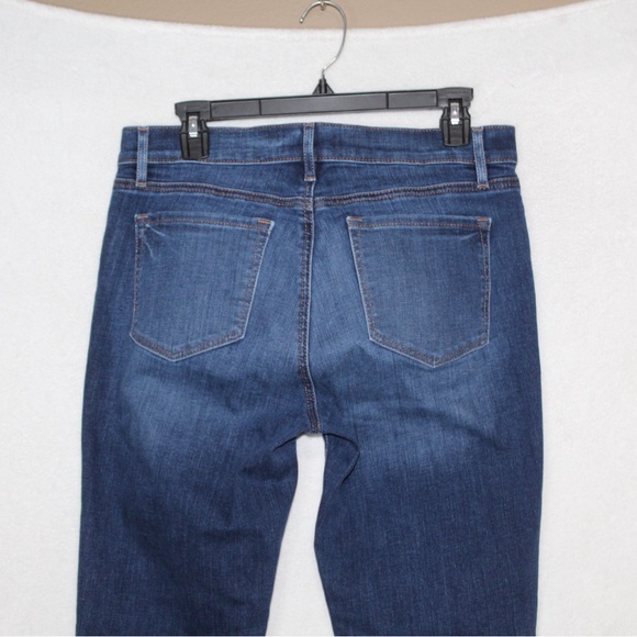 Ann Taylor Loft women's jeans size 30 dark wash modern straight leg stretch - Picture 9 of 10